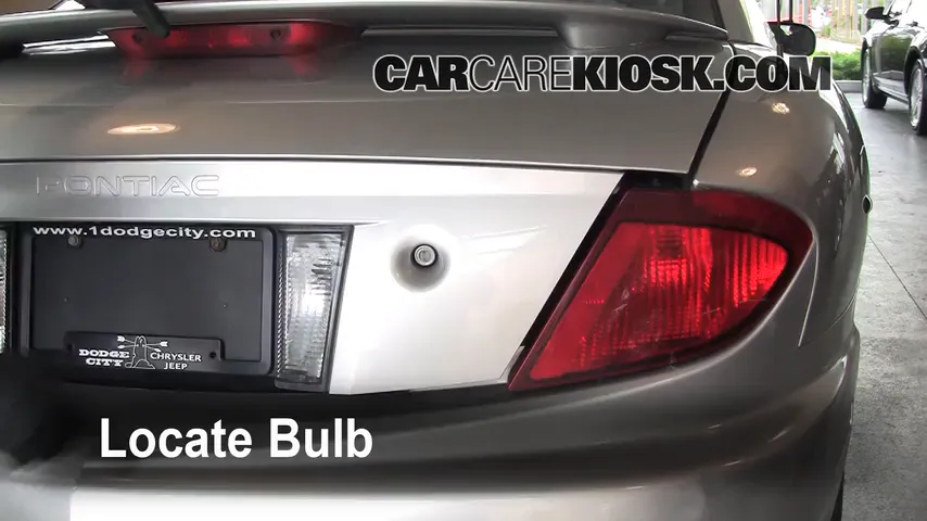 2005 Pontiac Sunfire 2.2L 4 Cyl. Lights Reverse Light (replace bulb)